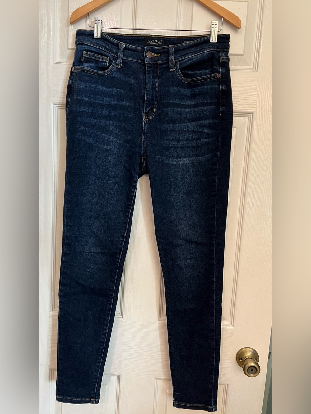 Judy Blue High Rise Skinny Jeans Dark Wash Stretch Denim Size 11/30